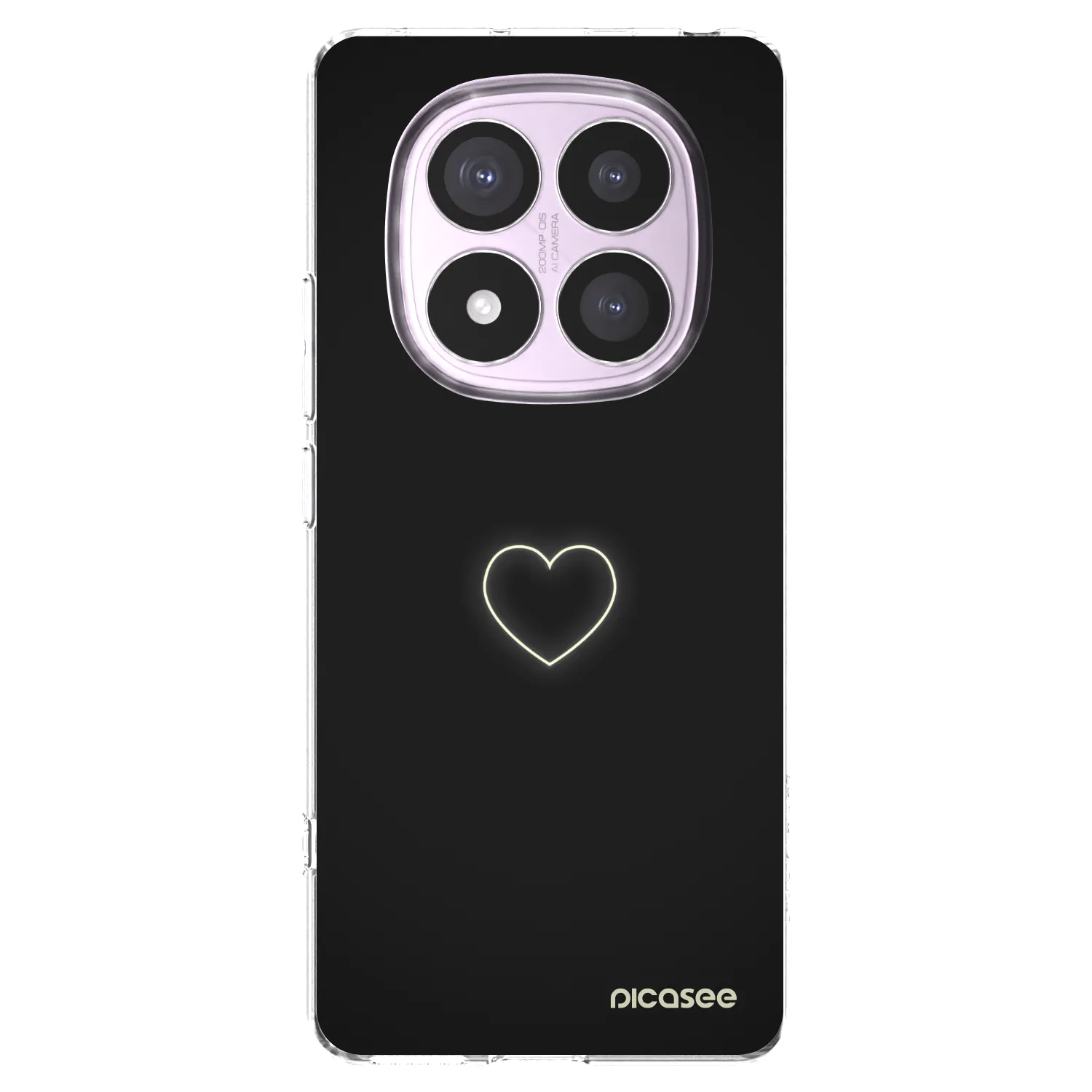 Picasee διαφανής θήκη σιλικόνης Xiaomi Redmi Note 14 Pro 5G - Heart
