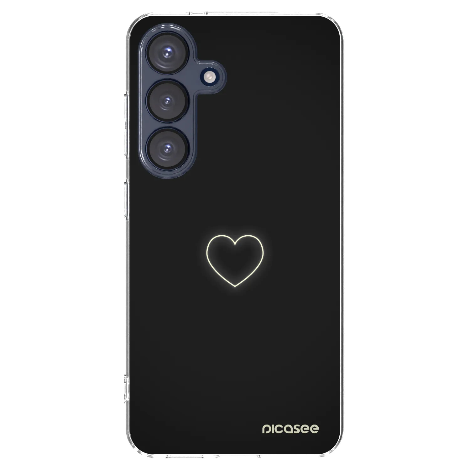 Picasee διαφανής θήκη σιλικόνης Samsung Galaxy S25 5G - Heart