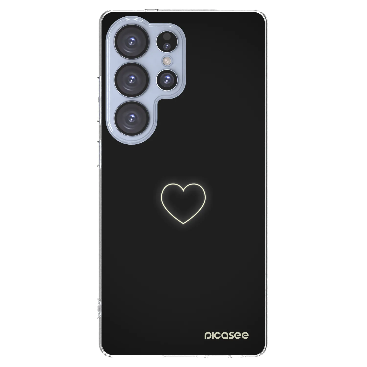 Picasee διαφανής θήκη σιλικόνης Samsung Galaxy S25 Ultra 5G - Heart