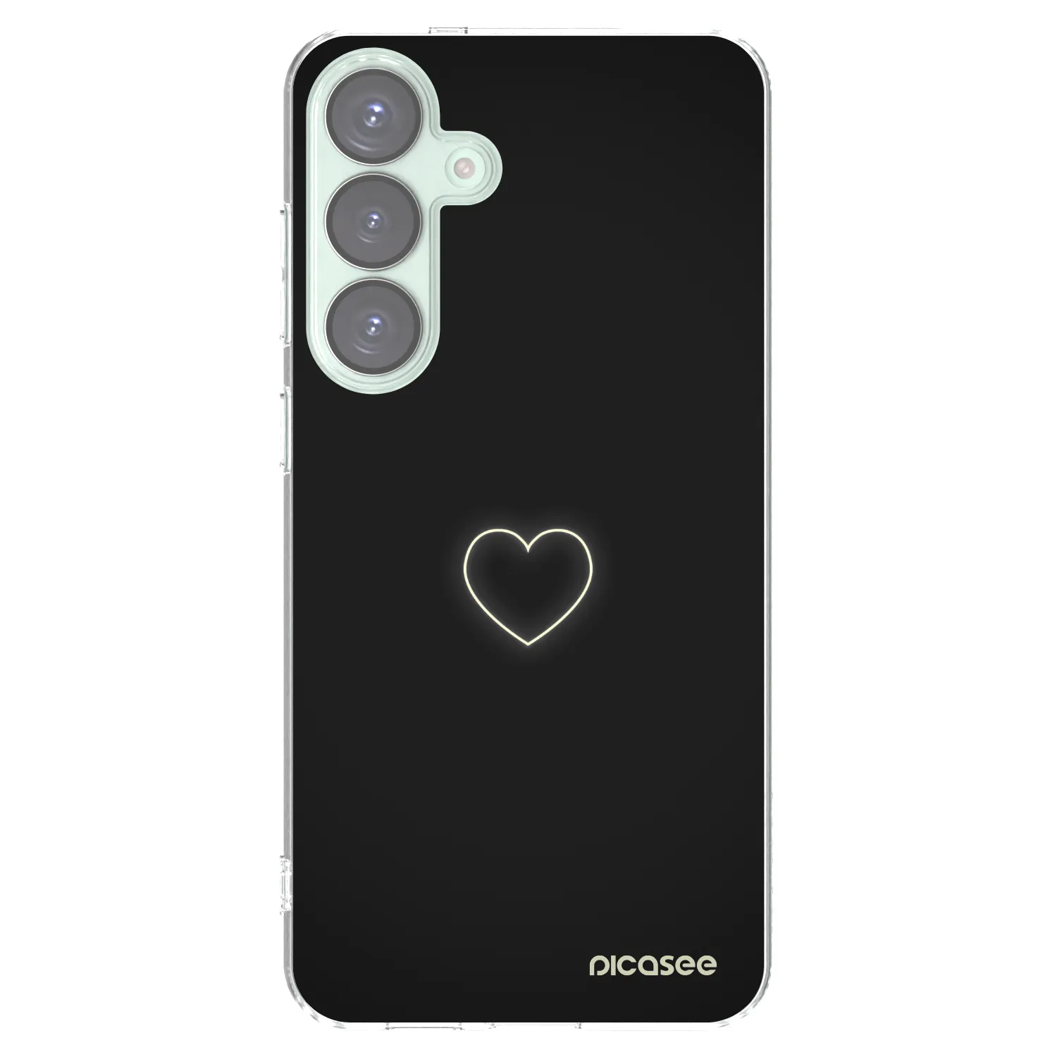 Picasee διαφανής θήκη σιλικόνης Samsung Galaxy S25+ 5G - Heart