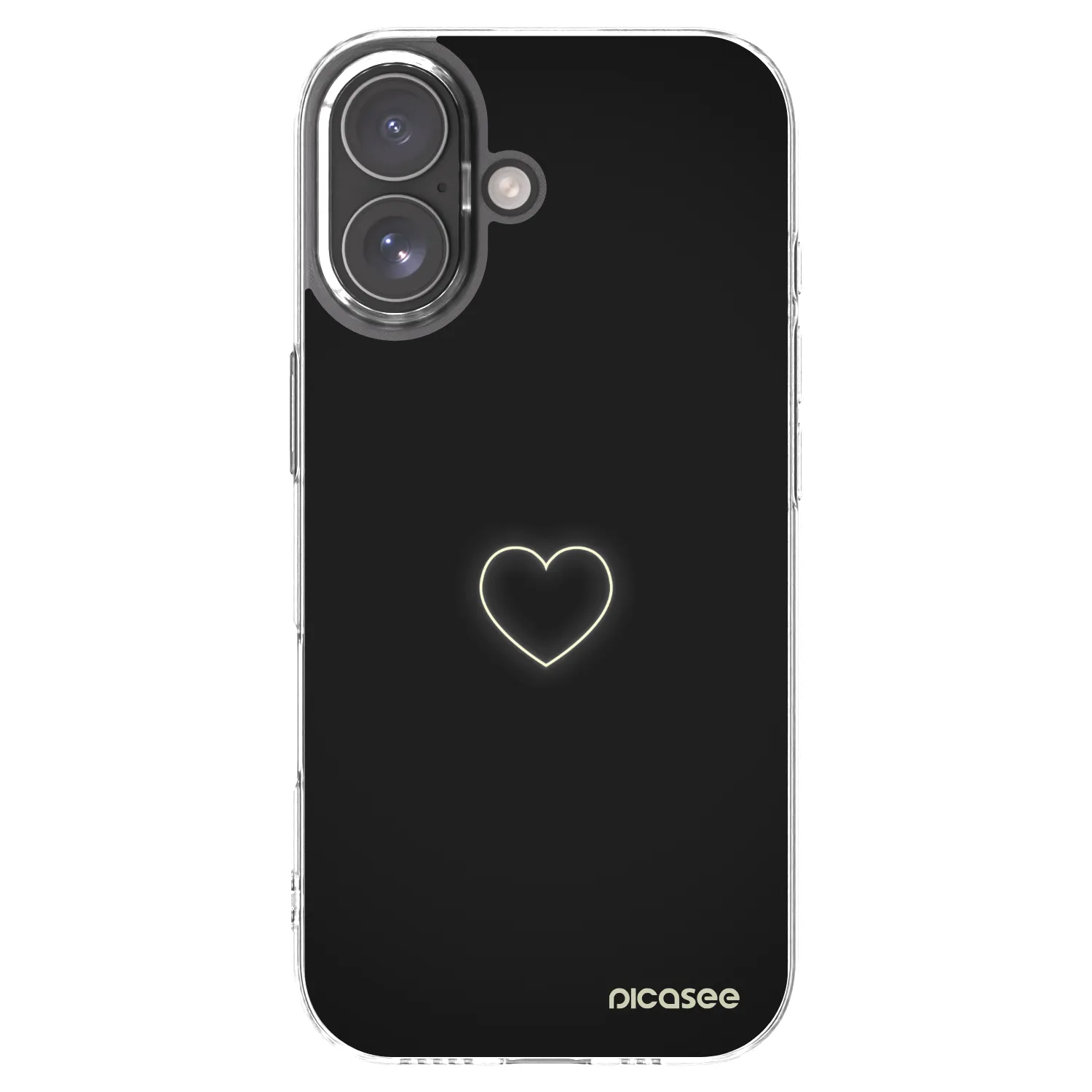 Picasee διαφανής θήκη σιλικόνης Apple iPhone 17 - Heart