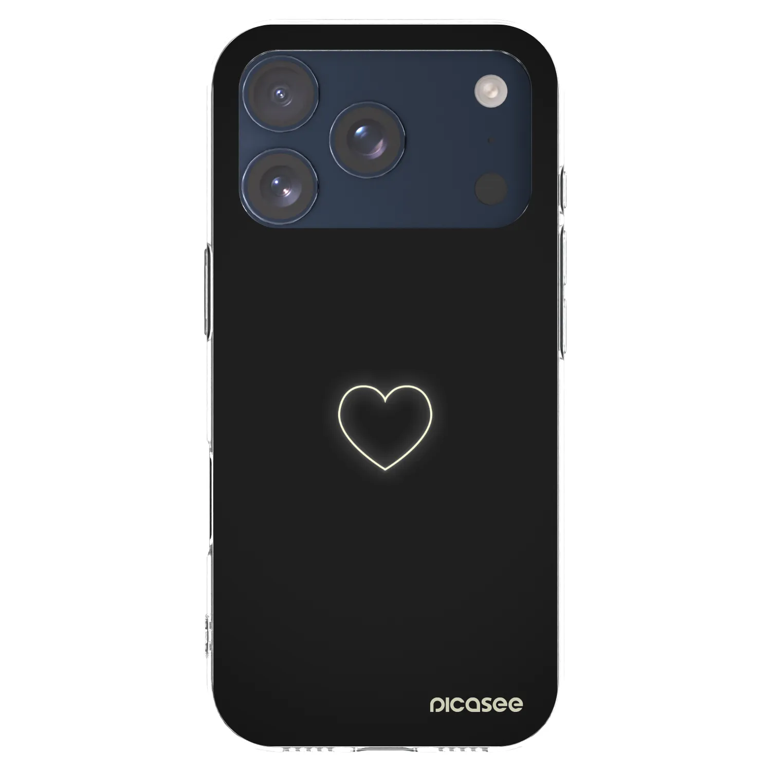 Picasee διαφανής θήκη σιλικόνης Apple iPhone 17 Pro - Heart