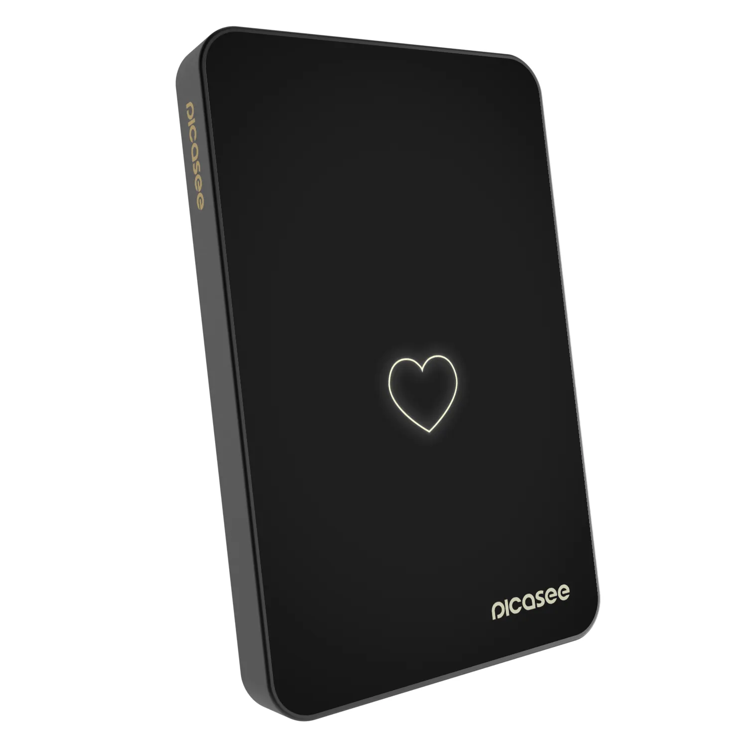 Picasee Powerbank με MagSafe 5 000 mAh Γκρί - Heart