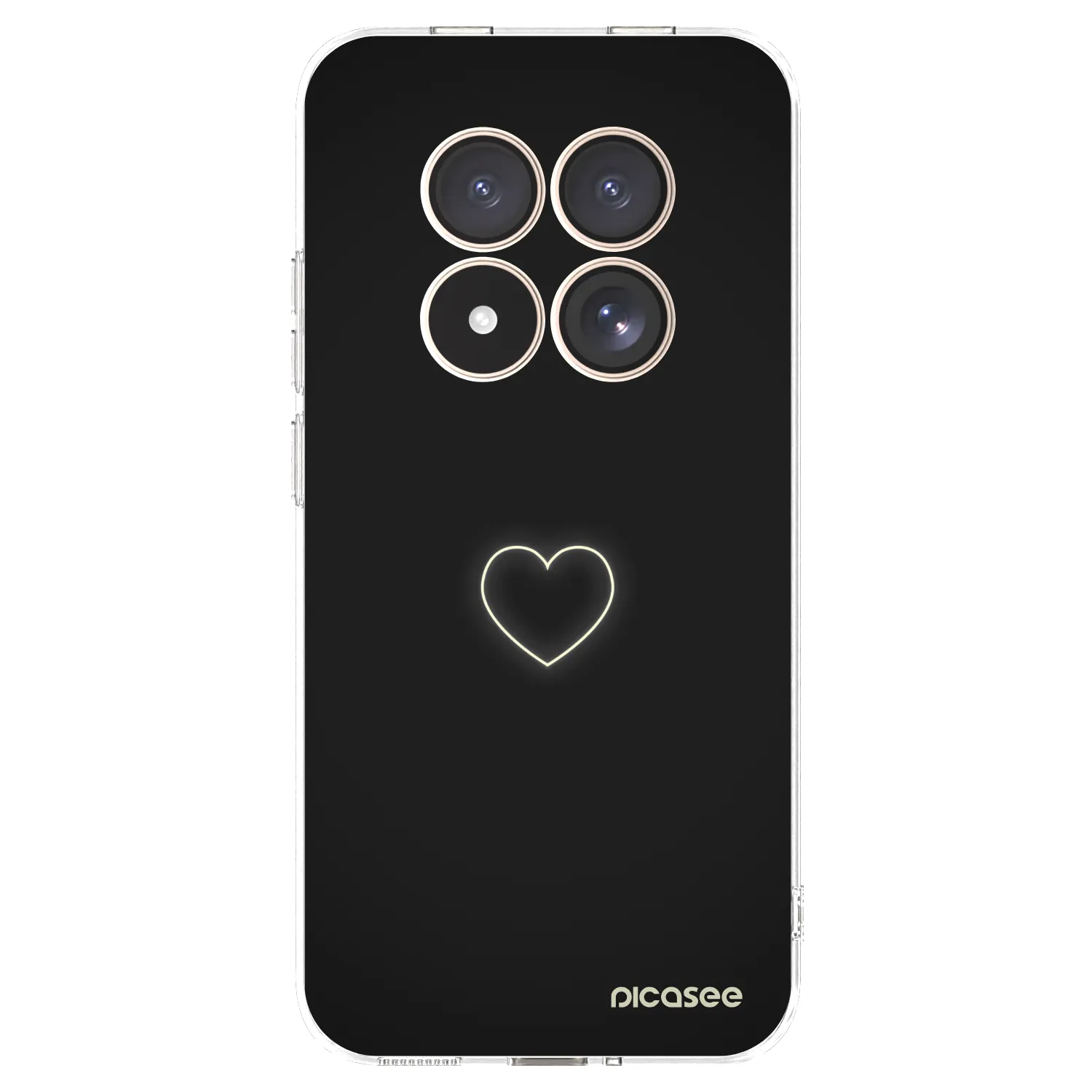 Picasee διαφανής θήκη σιλικόνης Xiaomi Redmi Note 15 Pro 4G - Heart