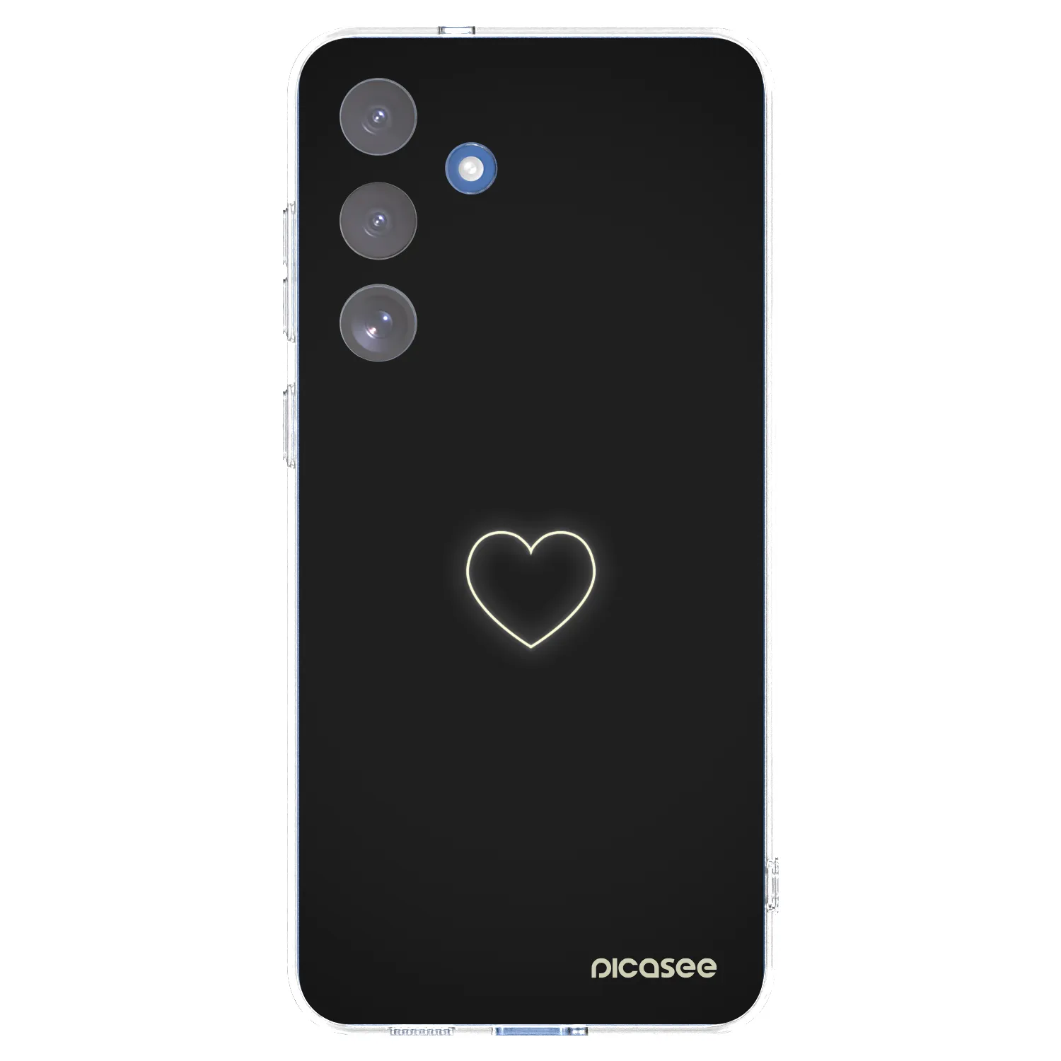 Picasee διαφανής θήκη σιλικόνης Samsung Galaxy S25 FE 5G - Heart
