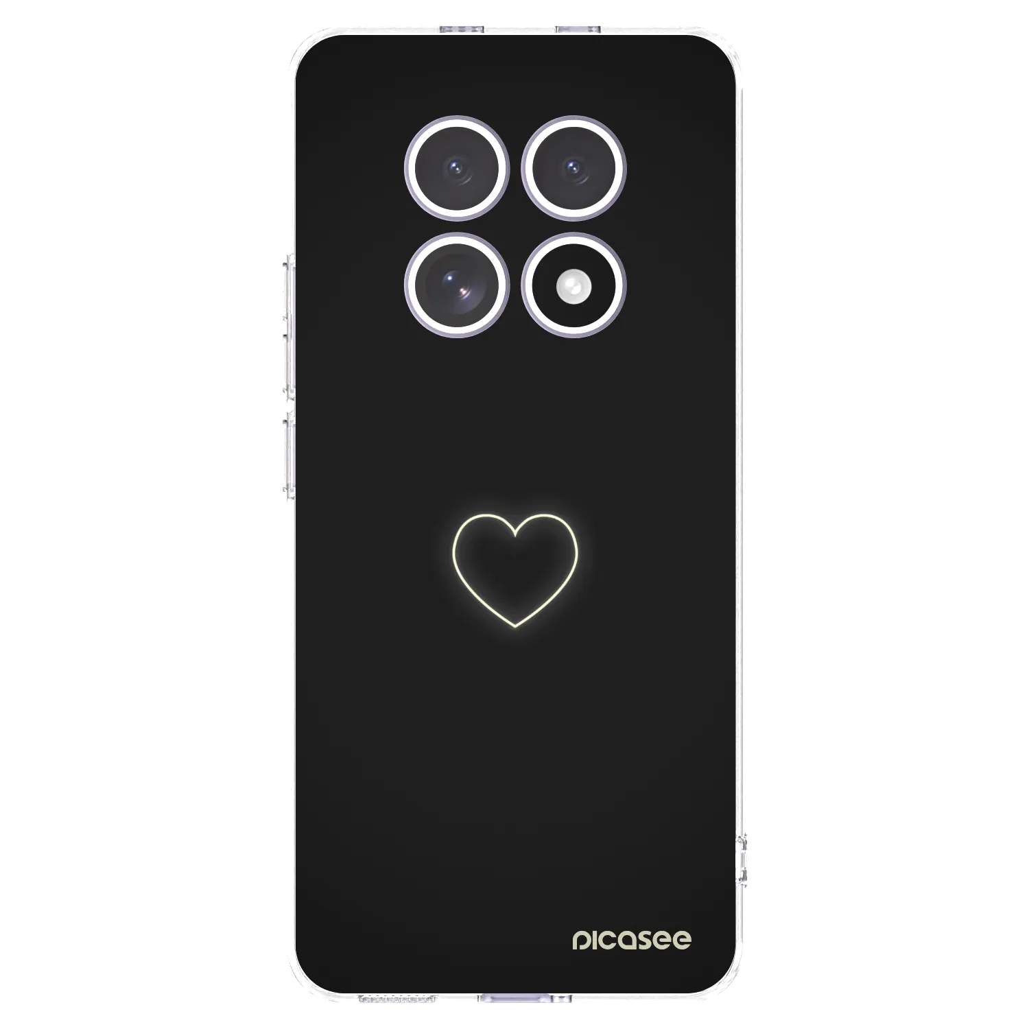 Picasee διαφανής θήκη σιλικόνης Xiaomi Redmi Note 15 4G - Heart