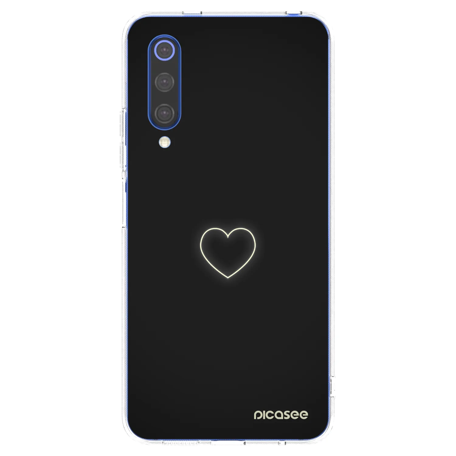 Picasee διαφανής θήκη σιλικόνης Xiaomi Mi 9 SE - Heart