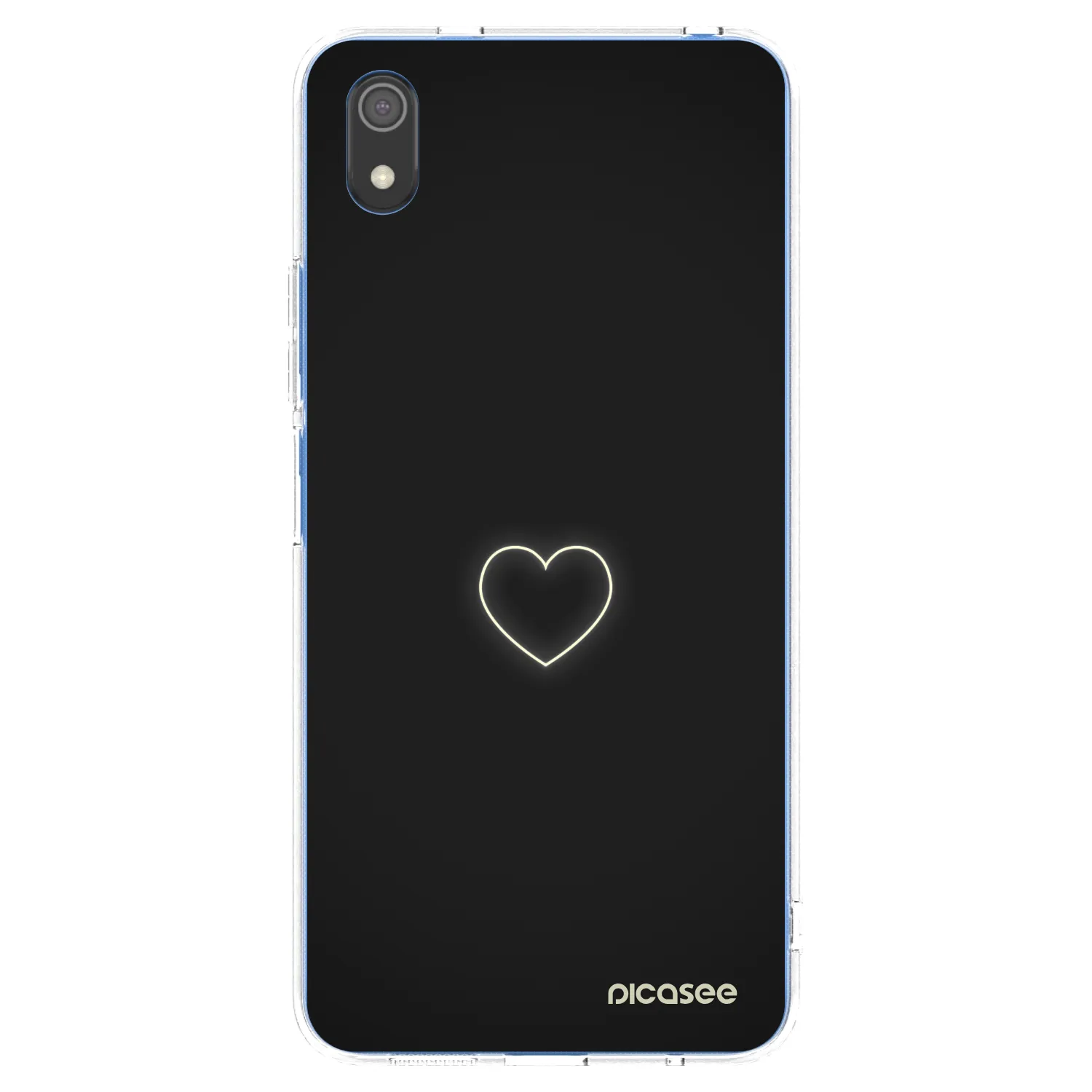 Picasee διαφανής θήκη σιλικόνης Xiaomi Redmi 7A - Heart