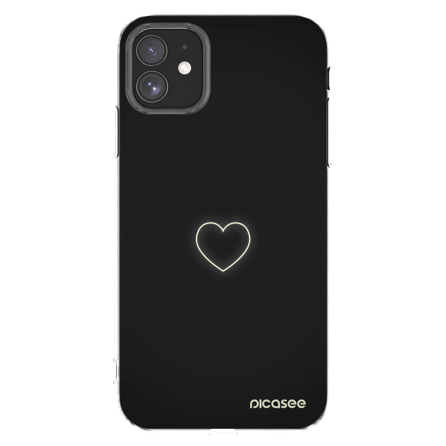 Picasee διαφανής θήκη σιλικόνης Apple iPhone 11 - Heart