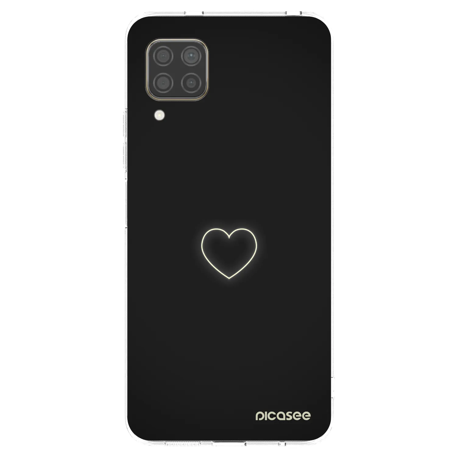 Picasee διαφανής θήκη σιλικόνης Huawei P40 Lite - Heart