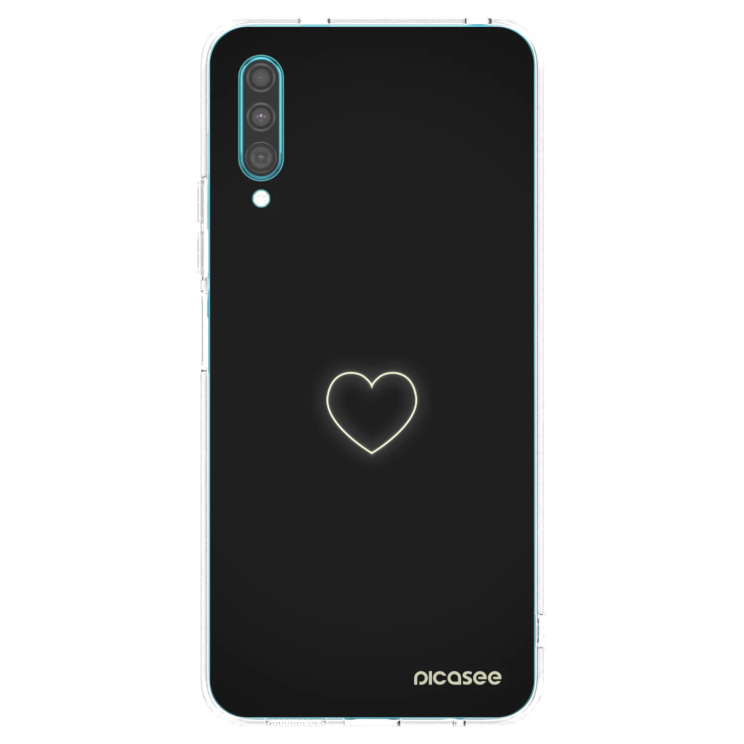Picasee διαφανής θήκη σιλικόνης Samsung Galaxy A30s A307F - Heart