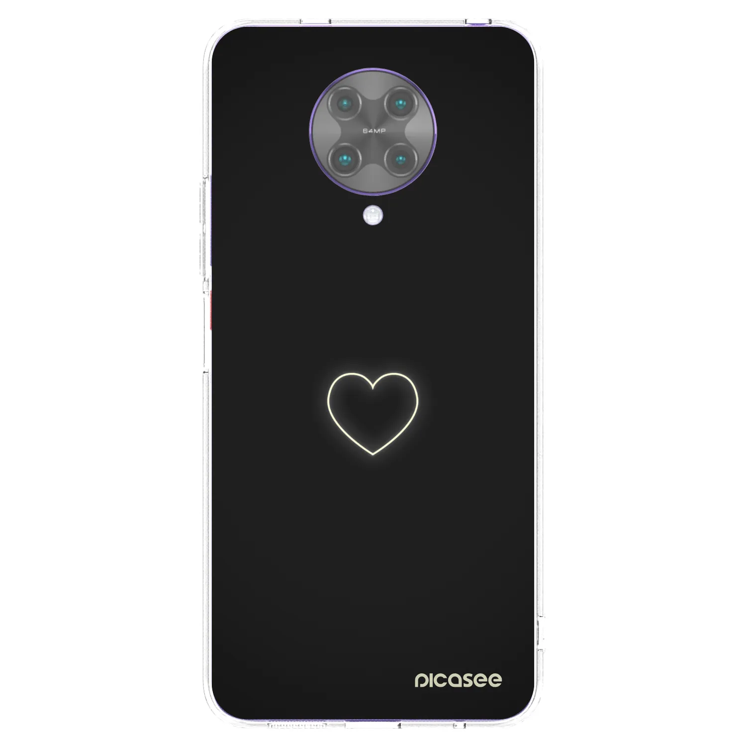 Picasee διαφανής θήκη σιλικόνης Xiaomi Poco F2 Pro - Heart