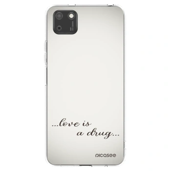 Picasee διαφανής θήκη σιλικόνης Huawei Y5P - Love is a drug