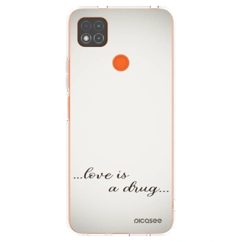 Picasee διαφανής θήκη σιλικόνης Xiaomi Redmi 9C - Love is a drug