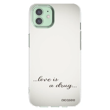 Picasee διαφανής θήκη σιλικόνης Apple iPhone 12 - Love is a drug