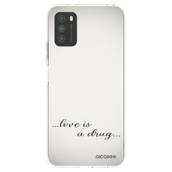 Picasee διαφανής θήκη σιλικόνης Xiaomi Poco M3 - Love is a drug