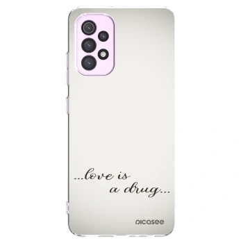 Picasee διαφανής θήκη σιλικόνης Samsung Galaxy A32 5G A326B - Love is a drug