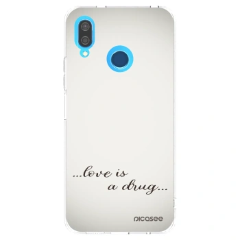 Picasee διαφανής θήκη σιλικόνης Huawei P20 Lite - Love is a drug