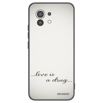 Picasee Μαύρη θήκη σιλικόνης για Xiaomi Mi 11 - Love is a drug