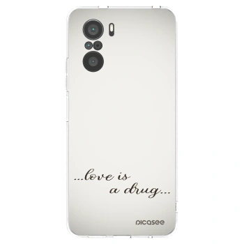 Picasee διαφανής θήκη σιλικόνης Xiaomi Poco F3 - Love is a drug