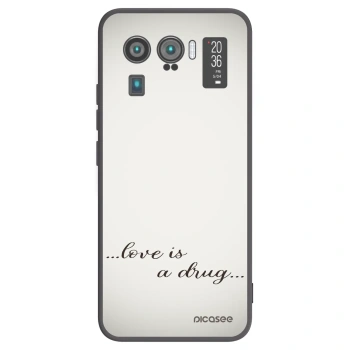Picasee Μαύρη θήκη σιλικόνης για Xiaomi Mi 11 Ultra - Love is a drug
