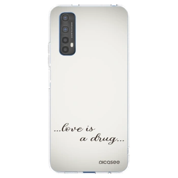 Picasee διαφανής θήκη σιλικόνης Realme 7 - Love is a drug