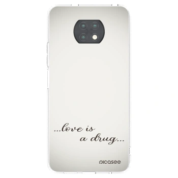 Picasee διαφανής θήκη σιλικόνης Xiaomi Redmi Note 9T - Love is a drug