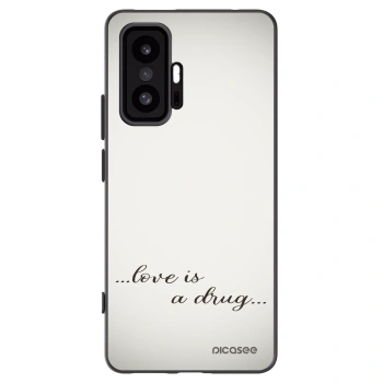 Picasee Μαύρη θήκη σιλικόνης για Xiaomi 11T - Love is a drug