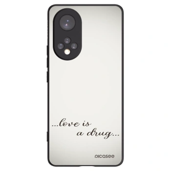 Picasee Μαύρη θήκη σιλικόνης για Huawei Nova 9 - Love is a drug