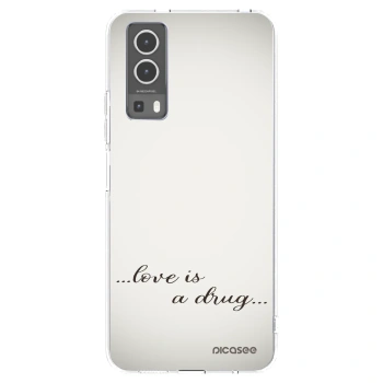 Picasee διαφανής θήκη σιλικόνης Vivo Y72 5G - Love is a drug