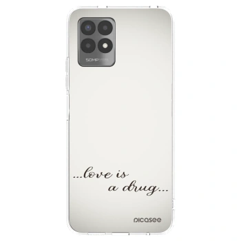 Picasee διαφανής θήκη σιλικόνης Realme 8i - Love is a drug