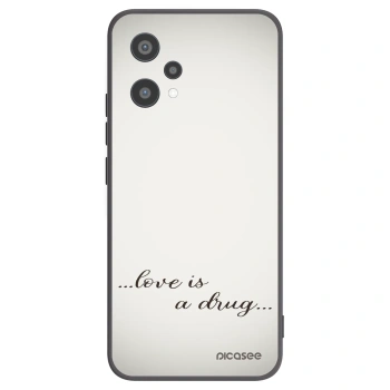 Picasee Μαύρη θήκη σιλικόνης για Realme 9 Pro 5G - Love is a drug
