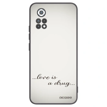 Picasee Μαύρη θήκη σιλικόνης για Xiaomi Poco X4 Pro 5G - Love is a drug