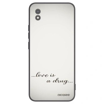 Picasee Μαύρη θήκη σιλικόνης για Realme C11 (2021) - Love is a drug