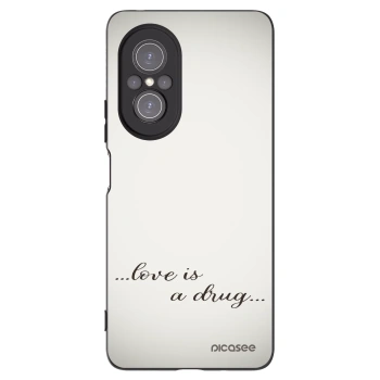 Picasee Μαύρη θήκη σιλικόνης για Huawei Nova 9 SE - Love is a drug