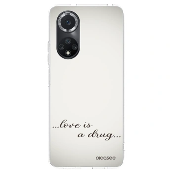 Picasee διαφανής θήκη σιλικόνης Huawei Nova 9 SE - Love is a drug