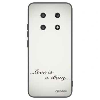 Picasee Μαύρη θήκη σιλικόνης για Honor Magic4 Lite 5G - Love is a drug