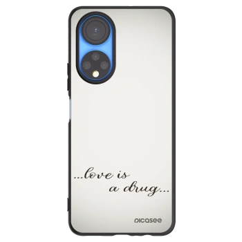 Picasee Μαύρη θήκη σιλικόνης για Honor X7 - Love is a drug
