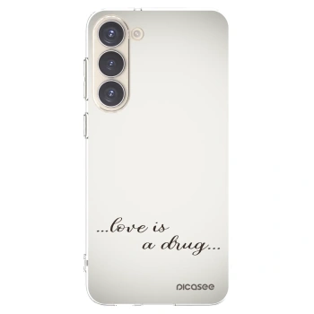 Picasee διαφανής θήκη σιλικόνης Samsung Galaxy S23+ 5G - Love is a drug