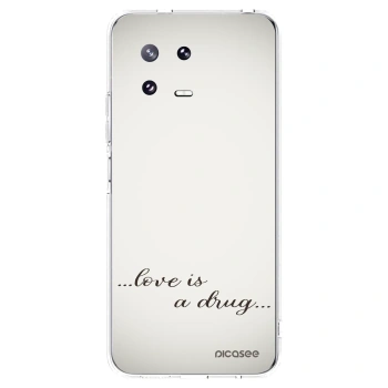 Picasee διαφανής θήκη σιλικόνης Xiaomi 13 Pro - Love is a drug