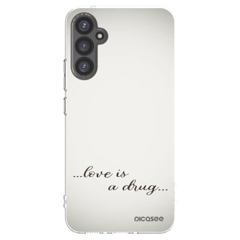 Picasee διαφανής θήκη σιλικόνης Samsung Galaxy A34 5G A346B - Love is a drug