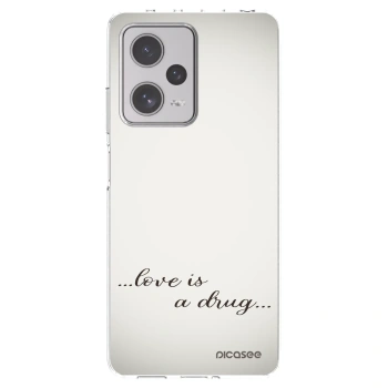 Picasee διαφανής θήκη σιλικόνης Xiaomi Redmi Note 12 Pro+ 5G - Love is a drug
