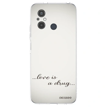 Picasee διαφανής θήκη σιλικόνης Xiaomi Redmi 12C - Love is a drug