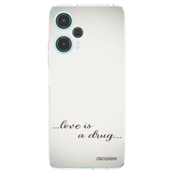 Picasee διαφανής θήκη σιλικόνης Xiaomi Poco F5 - Love is a drug