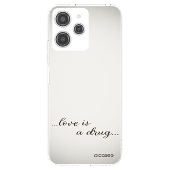 Picasee διαφανής θήκη σιλικόνης Xiaomi Redmi 12 4G - Love is a drug