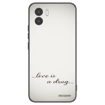 Picasee Μαύρη θήκη σιλικόνης για Xiaomi Redmi A2 - Love is a drug
