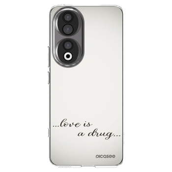 Picasee διαφανής θήκη σιλικόνης Honor 90 5G - Love is a drug