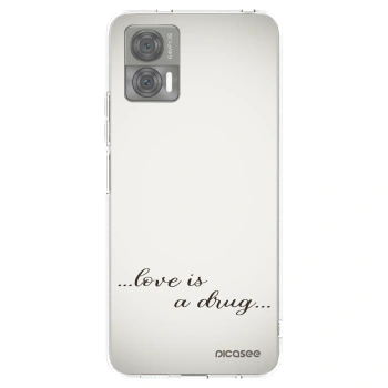 Picasee διαφανής θήκη σιλικόνης Motorola Edge 30 Neo - Love is a drug