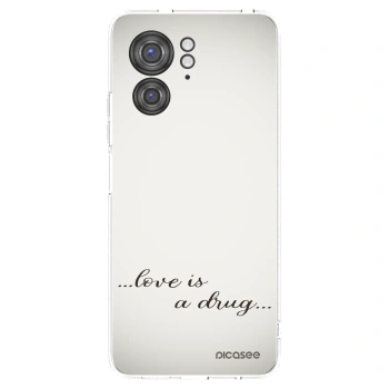 Picasee διαφανής θήκη σιλικόνης Motorola Edge 40 - Love is a drug