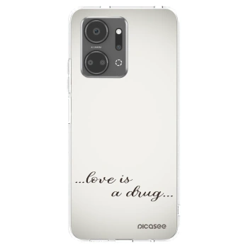Picasee διαφανής θήκη σιλικόνης Honor X7a - Love is a drug